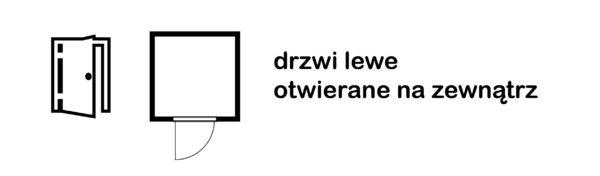 KLASYCZNE DRZWI DREWNIANE ZEWNĘTRZNE - 100x200 cm