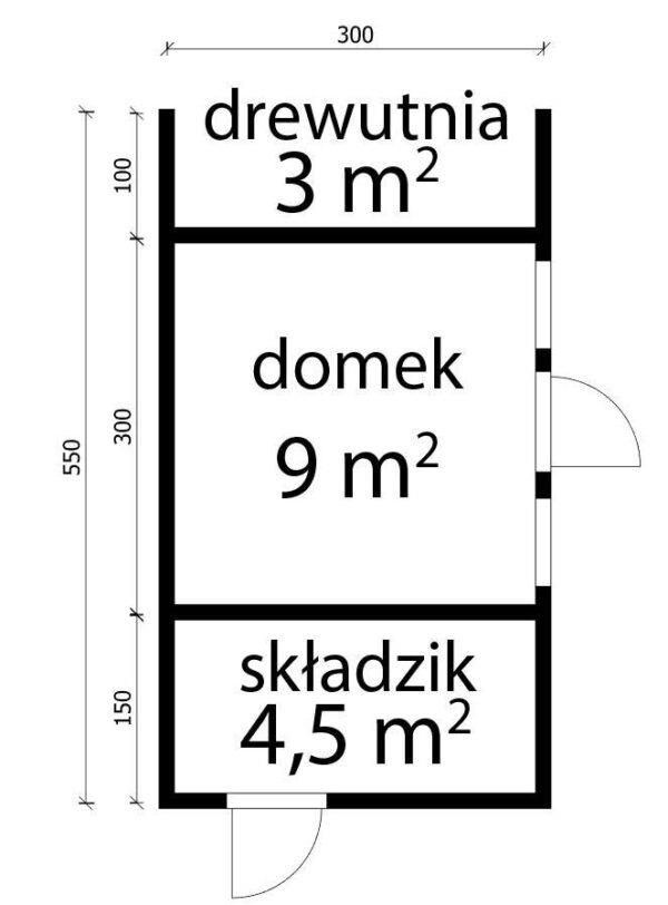 DOMEK DREWNIANY LETNISKOWY DZIAŁKOWY - DREWUTNIA