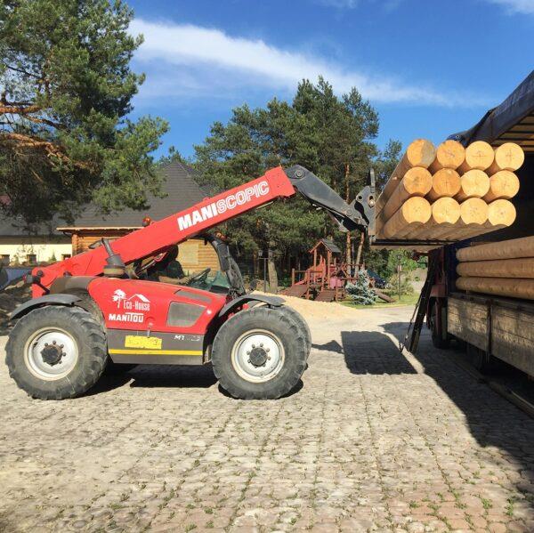 BALE DREWNIANE 240 MM (SZT.)