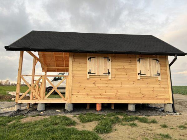 DOMEK O KONSTRUKCJI SZKIELETOWEJ 30 m2